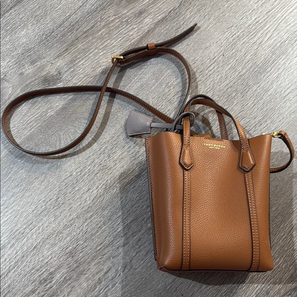 Tory Burch Brown and Gray Mini Bag with Structured Design - Picture 4 of 4